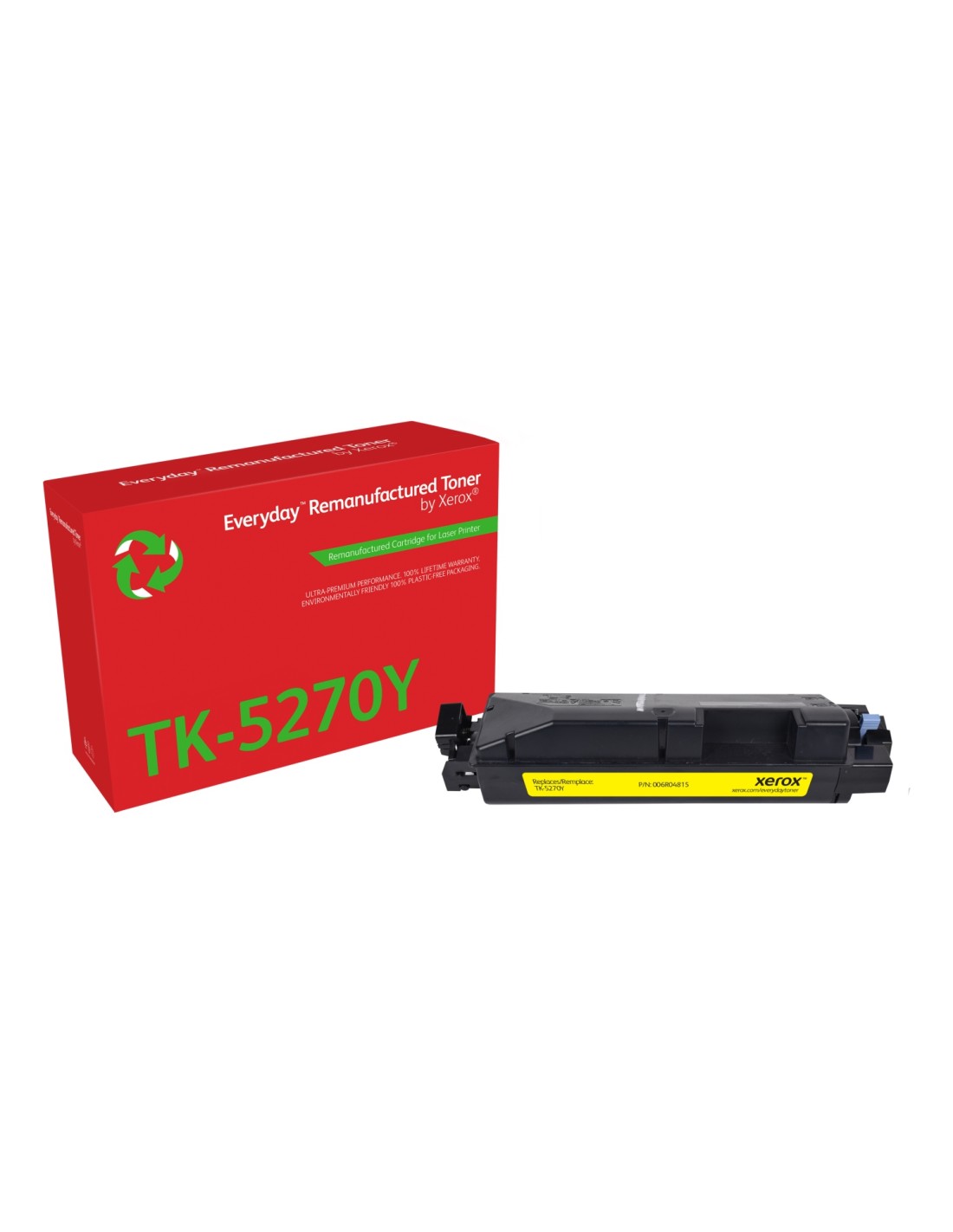 Remanufacturado Everyday Tóner Everyday? Amarillo remanufacturado de Xerox es compatible con Kyocera TK-5270Y, Capacidad estánda