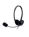 Ewent EW3568 auricular y casco Auriculares Alámbrico Diadema Llamadas/Música USB tipo A Negro