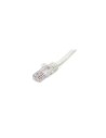 StarTech.com Cable de 1m Blanco de Red Fast Ethernet Cat5e RJ45 sin Enganche - Cable Patch Snagless