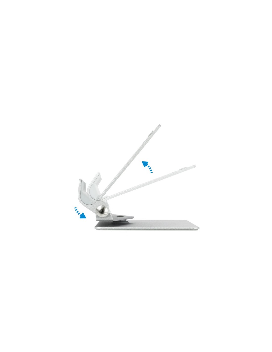 TOOQ SOPORTE DE SOBREMESA PARA TELEFONO TABLET PLATA PH0002-S