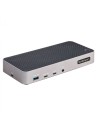 StarTech.com Docking Station USB-C para 3 Monitores - Dock USB C Triple HDMI/DP de 4K - 5x Hub USB - GbE - PD 100W - Replicador 