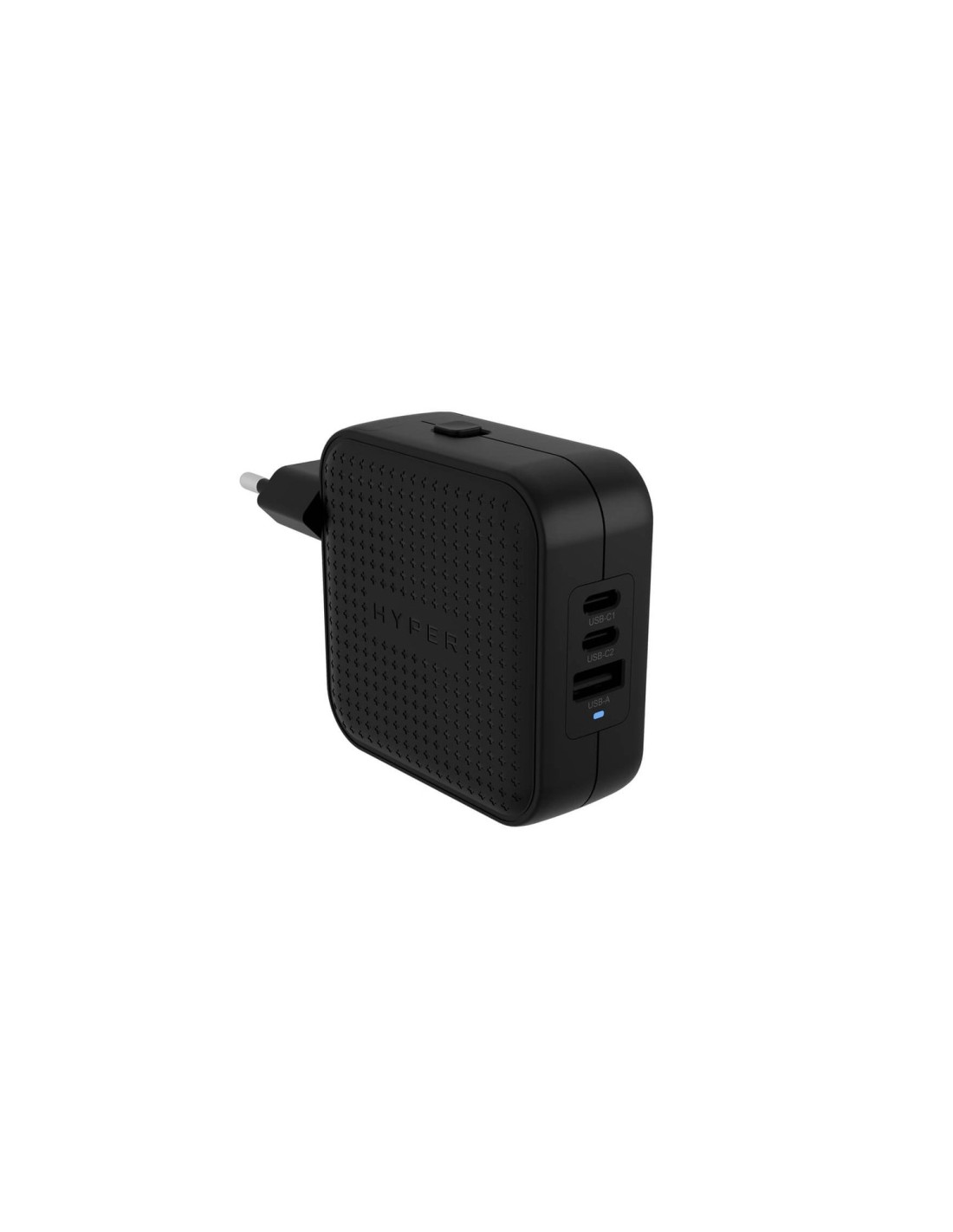 HYPER HJ1003BKWWGL cargador de dispositivo móvil Portátil, Smartphone, Tableta Negro Corriente alterna Carga rápida Interior