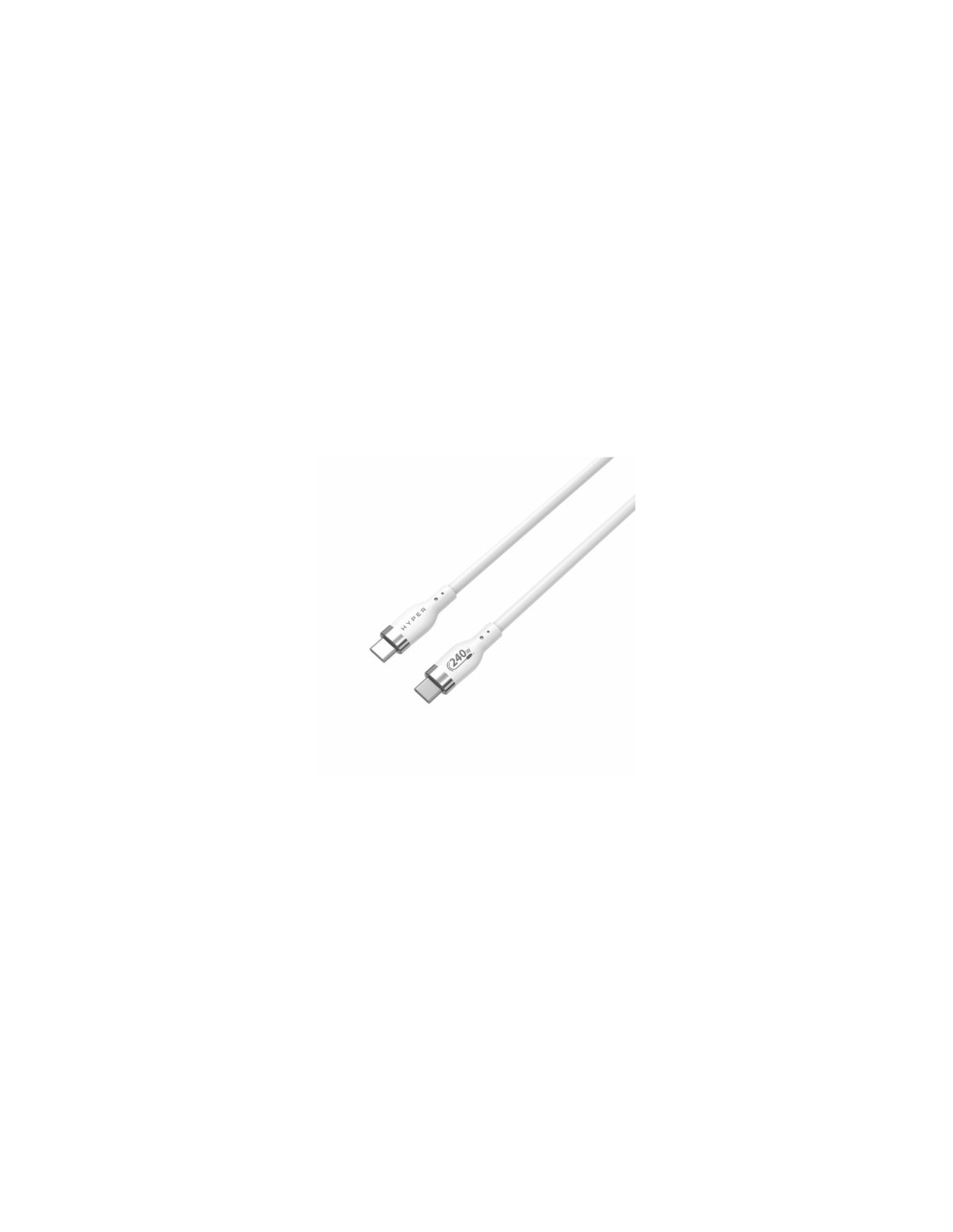 HYPER HJ4002WHGL cable USB USB 2.0 2 m USB C Blanco