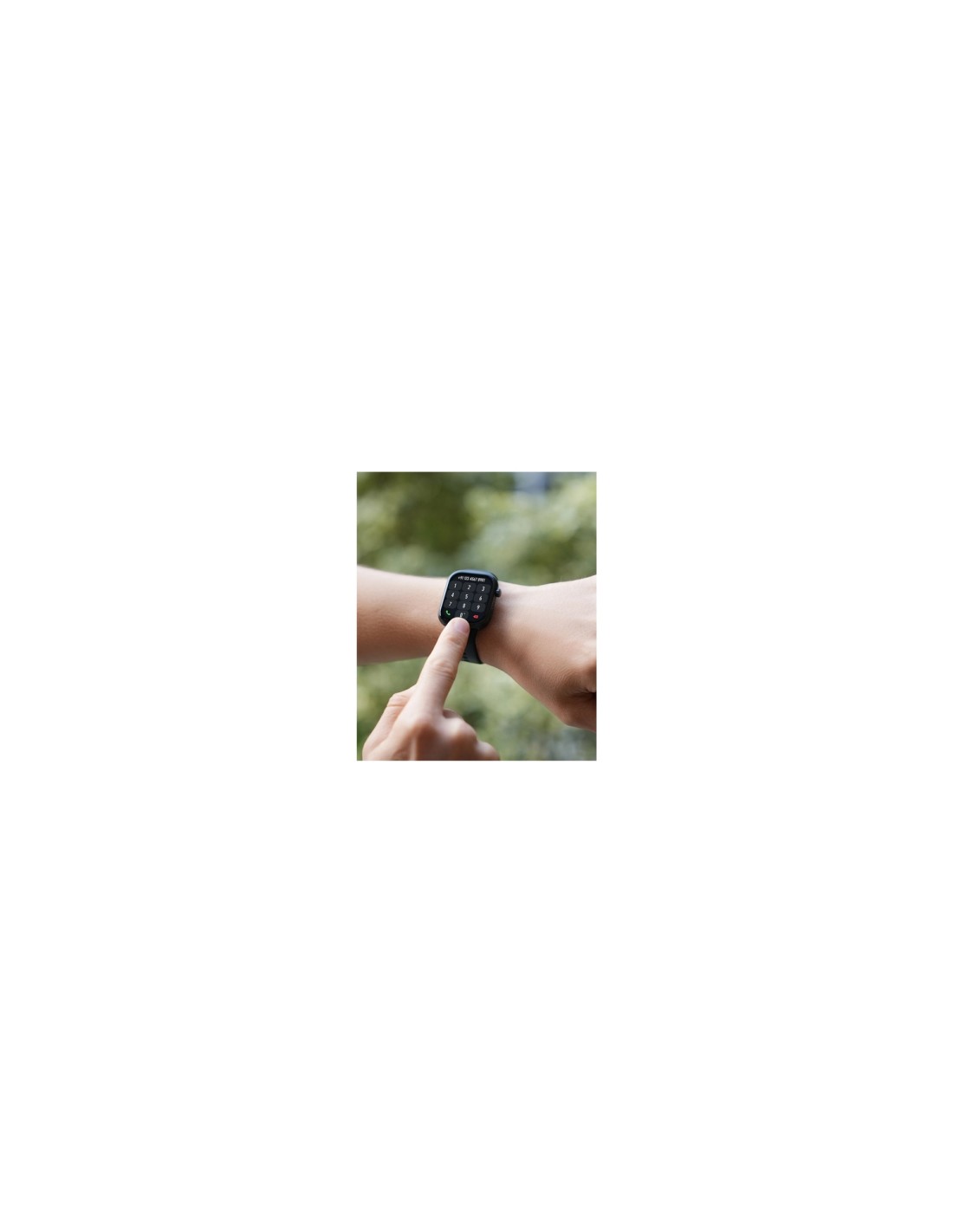 Honor InfoWear Watch 2i 4,7 cm (1.85") AMOLED 49.7 mm Digital 390 x 450 Pixeles Pantalla táctil Negro