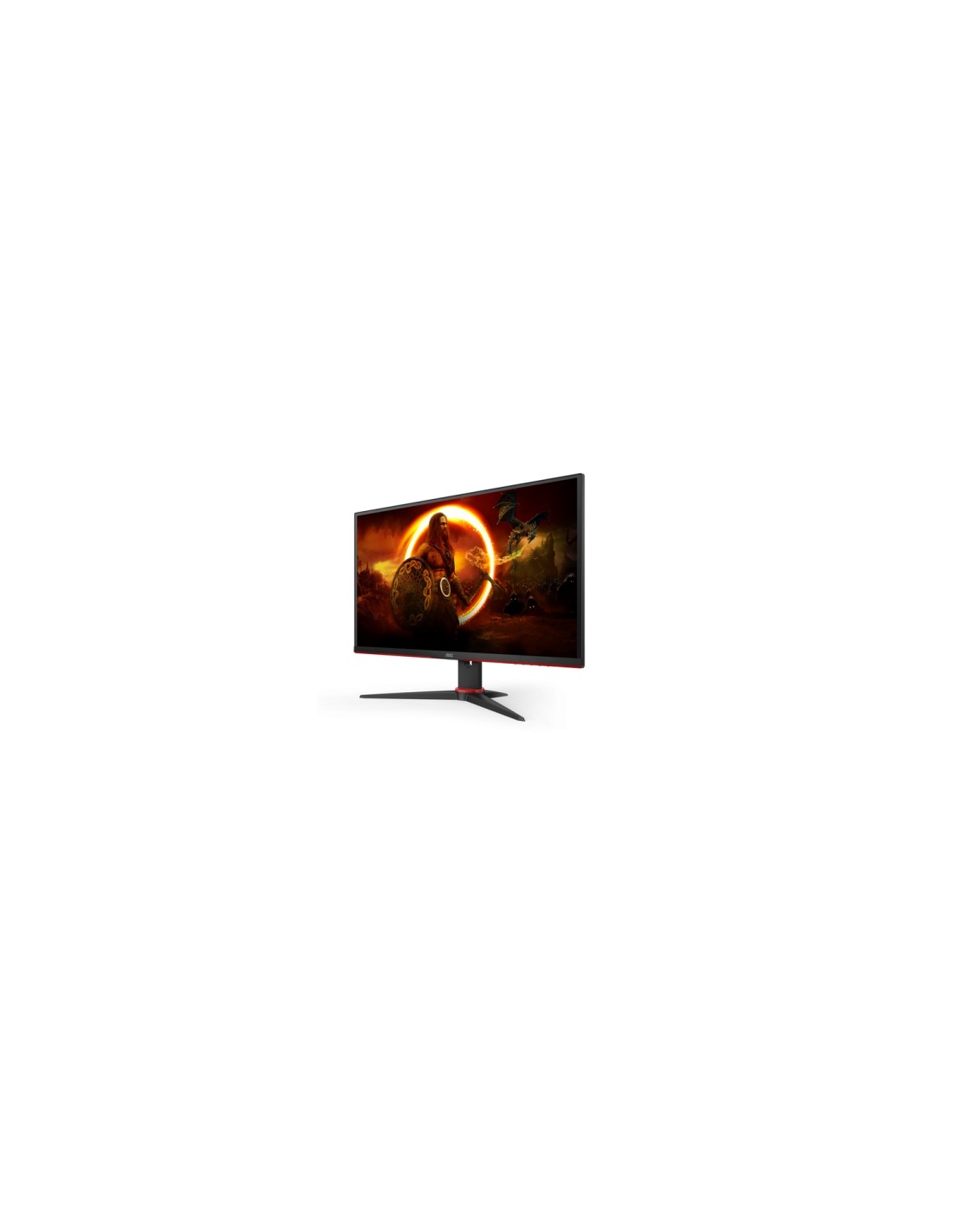AOC Q27G2E/BK pantalla para PC 68,6 cm (27") 2560 x 1440 Pixeles Quad HD Negro, Rojo