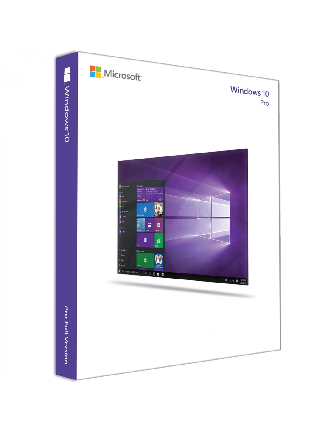 Microsoft Windows 10 Pro Producto empaquetado completo (FPP full packaged product) 1 licencia(s)