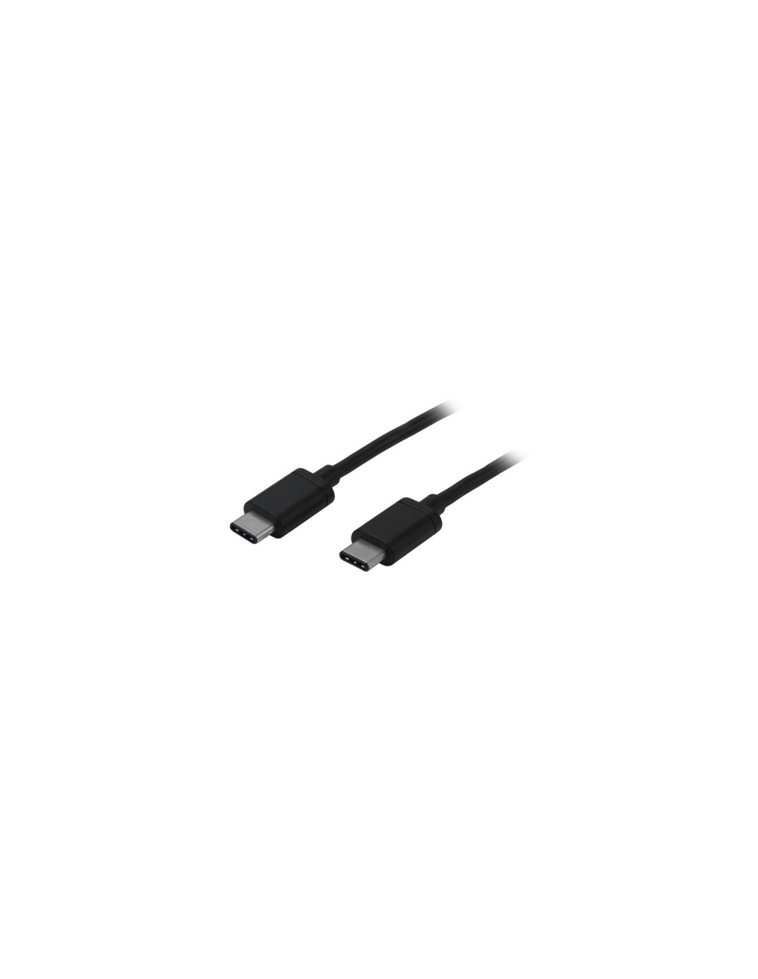 StarTech.com Cable USB-C de 2m - USB 2.0 - Macho a Macho - Negro