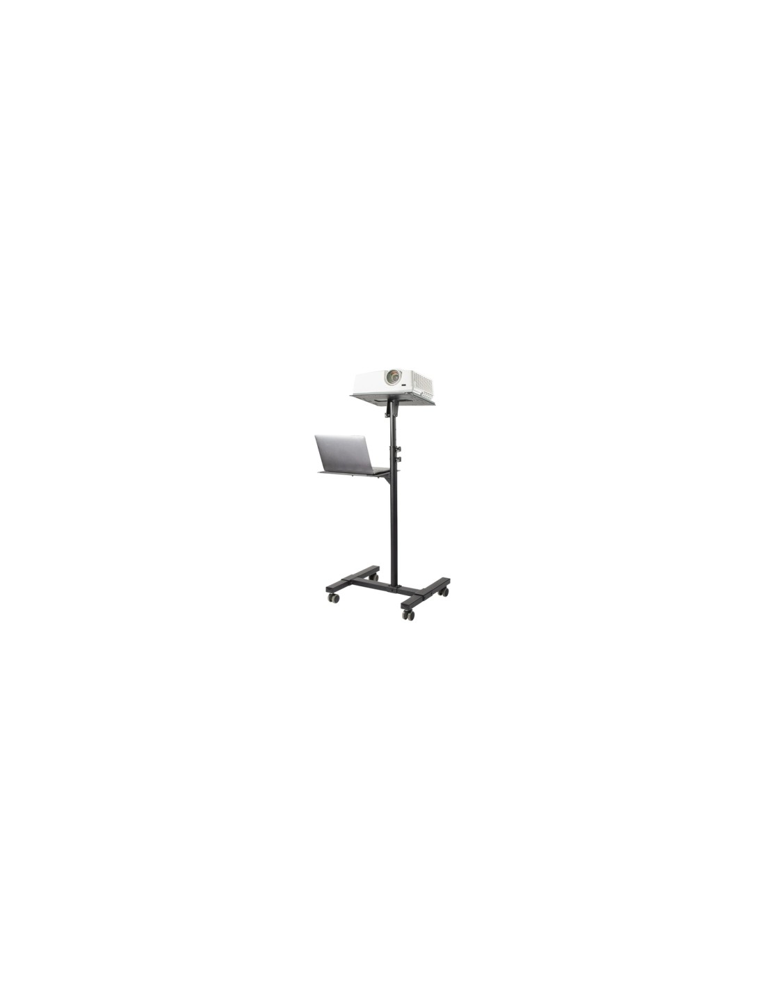 StarTech.com Soporte Móvil para Proyector y Ordenador Portátil - Carrito de Servicio Pesado para Proyector (2 Estantes) - de Alt