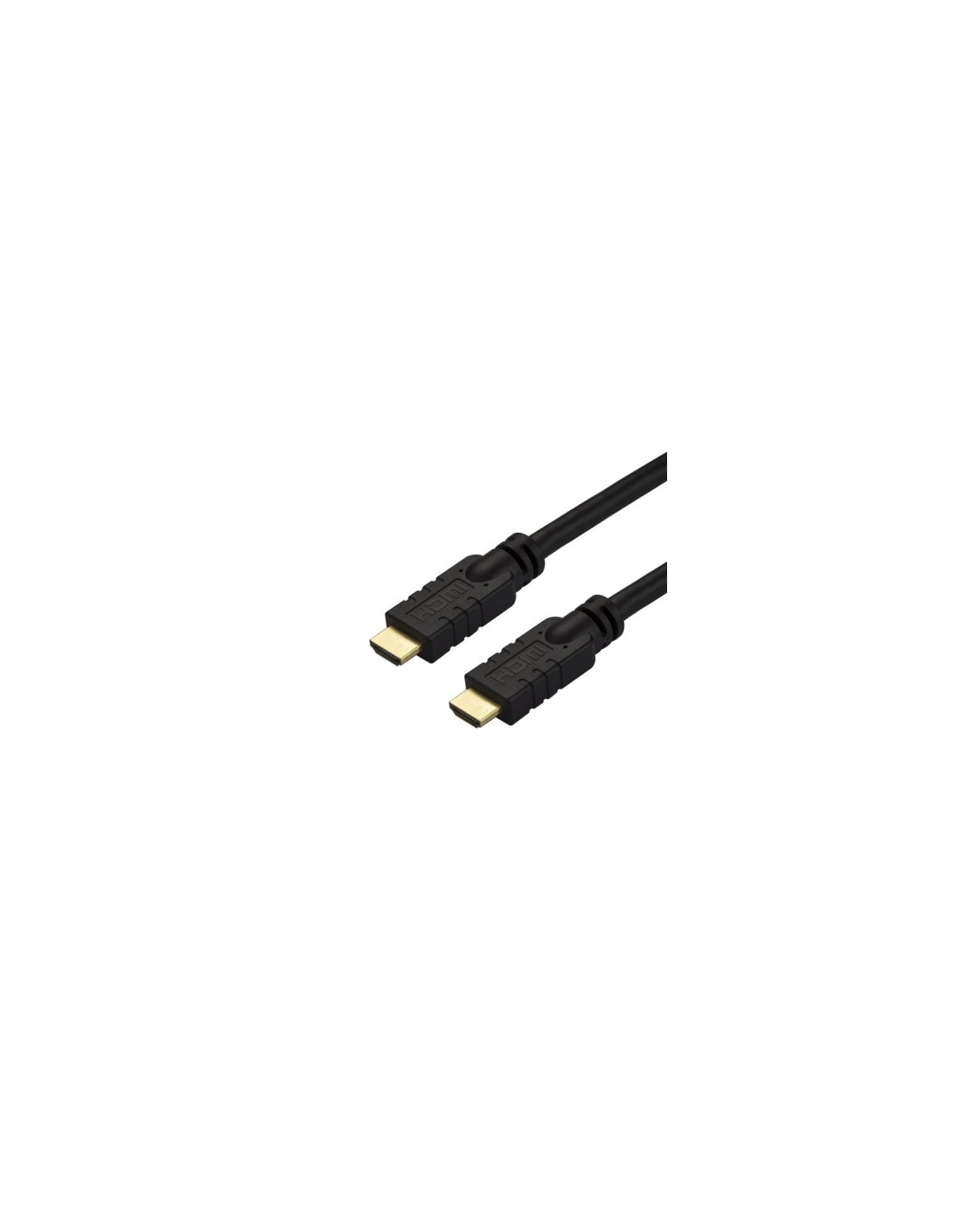 StarTech.com Cable de 15m HDMI con ethernet de alta velocidad Activo 4K - Cable HDMI CL2 para Instalación en Pared - Negro
