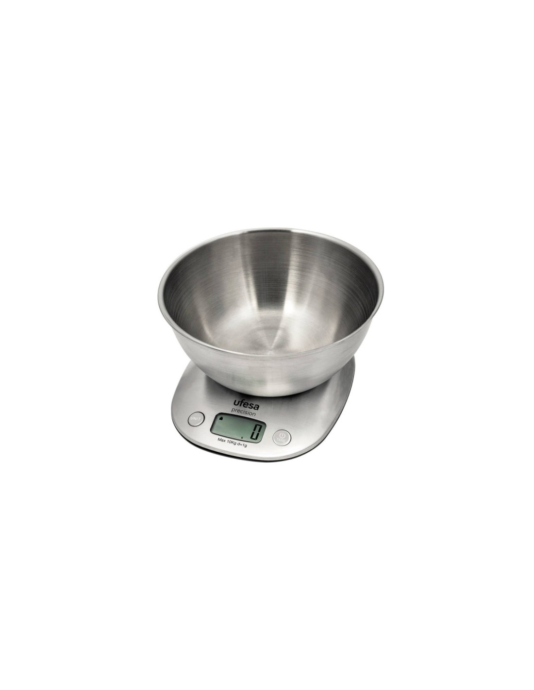 Ufesa BC1700 báscula de cocina Acero inoxidable Encimera Báscula electrónica de cocina