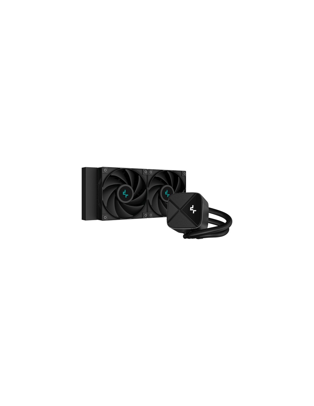 DeepCool LS520S Procesador Sistema de refrigeración líquida todo en uno 12 cm Negro 1 pieza(s)