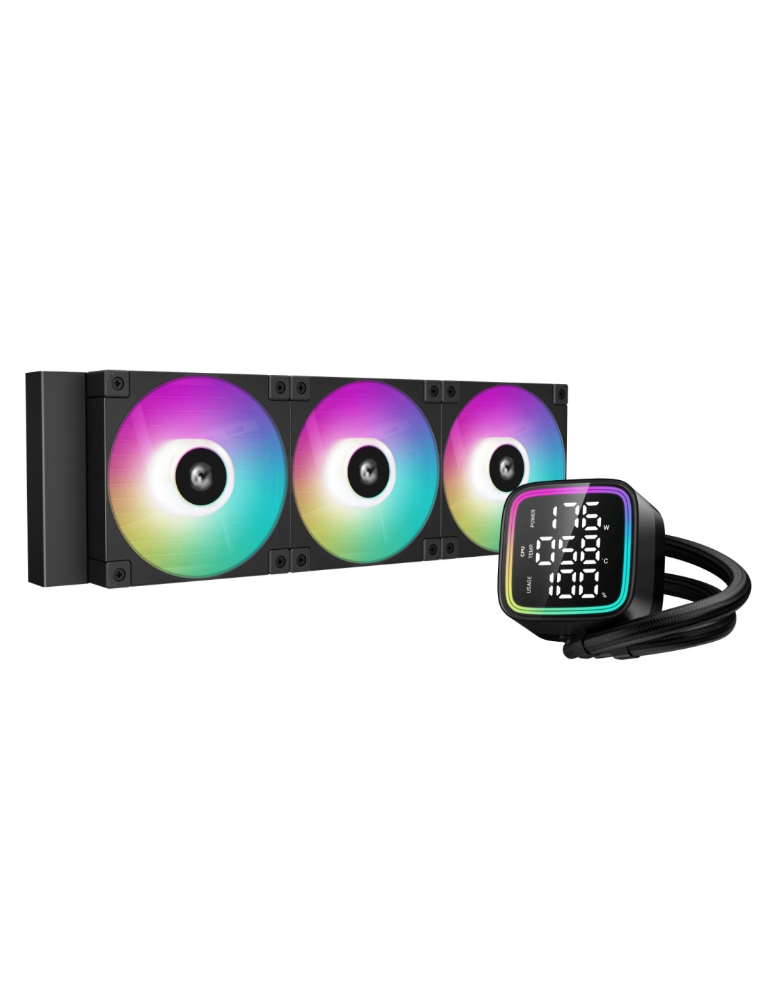 DeepCool LD360 Procesador Sistema de refrigeración líquida todo en uno 12 cm Negro 1 pieza(s)