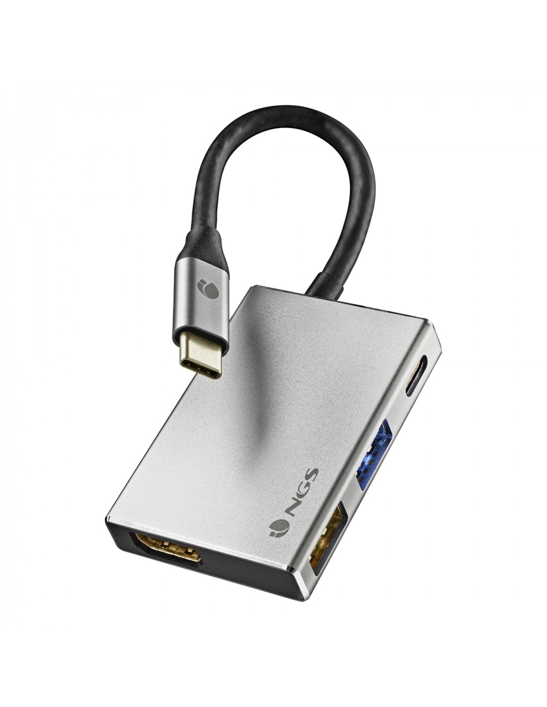 NGS WONDER DOCK 4 USB 2.0 Type-C 5120 Mbit/s Plata