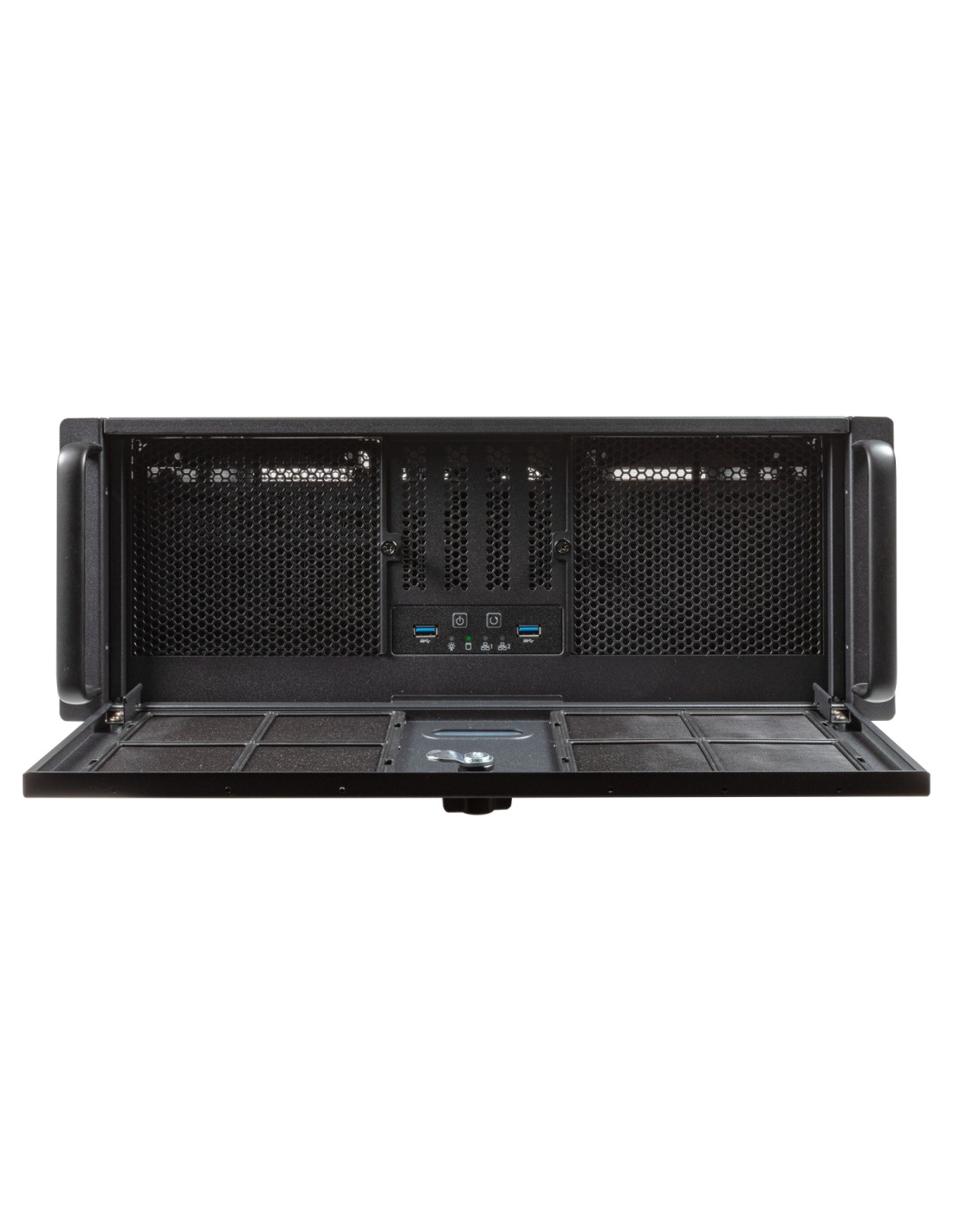 UNYKAch 4U 19? UK4339V Estante Negro, Plata