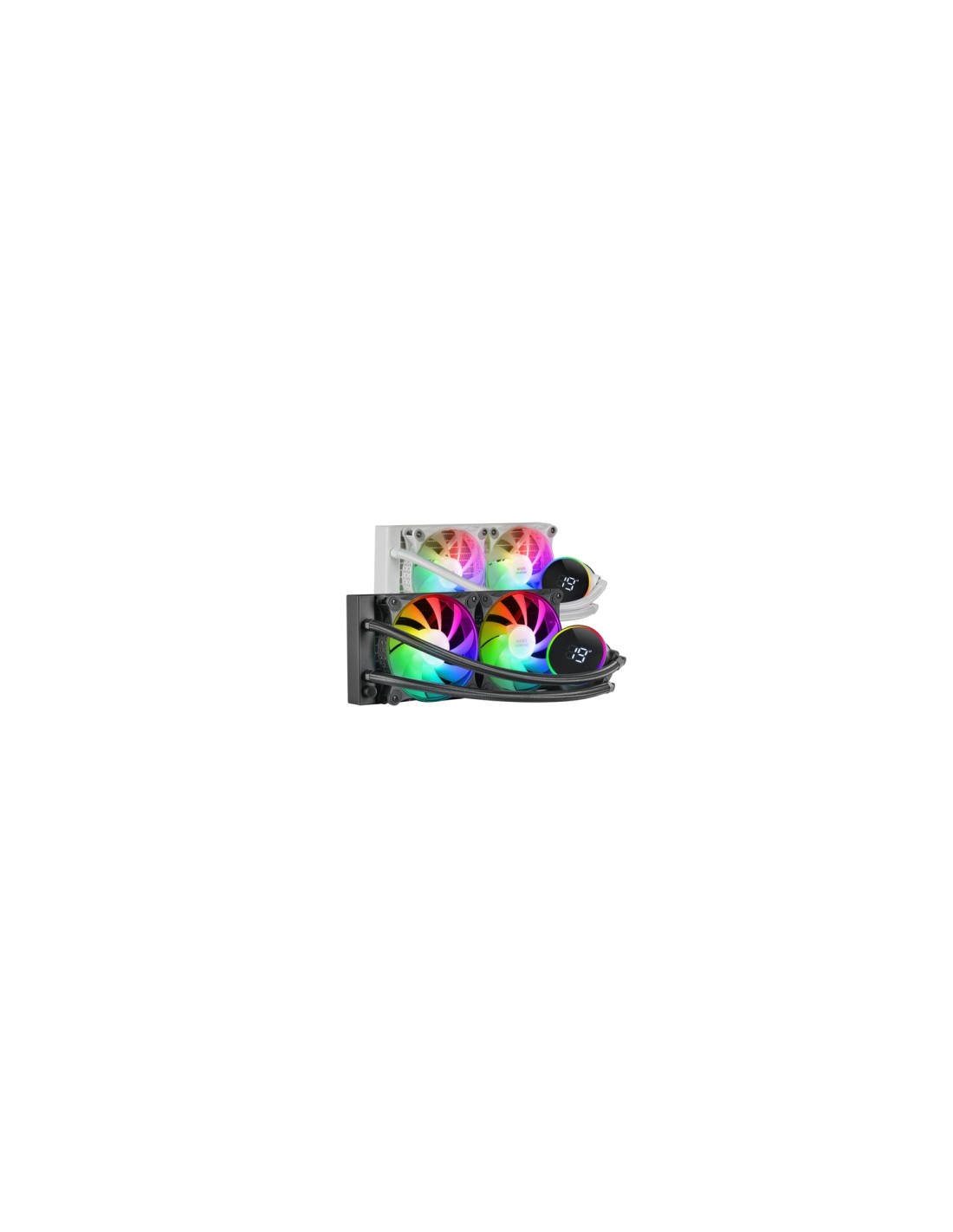 Mars Gaming ML-LCD240 Procesador Kit de refrigeración líquida 12 cm Negro 1 pieza(s)