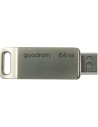Goodram ODA3 unidad flash USB 64 GB USB Type-A / USB Type-C 3.2 Gen 1 (3.1 Gen 1) Plata