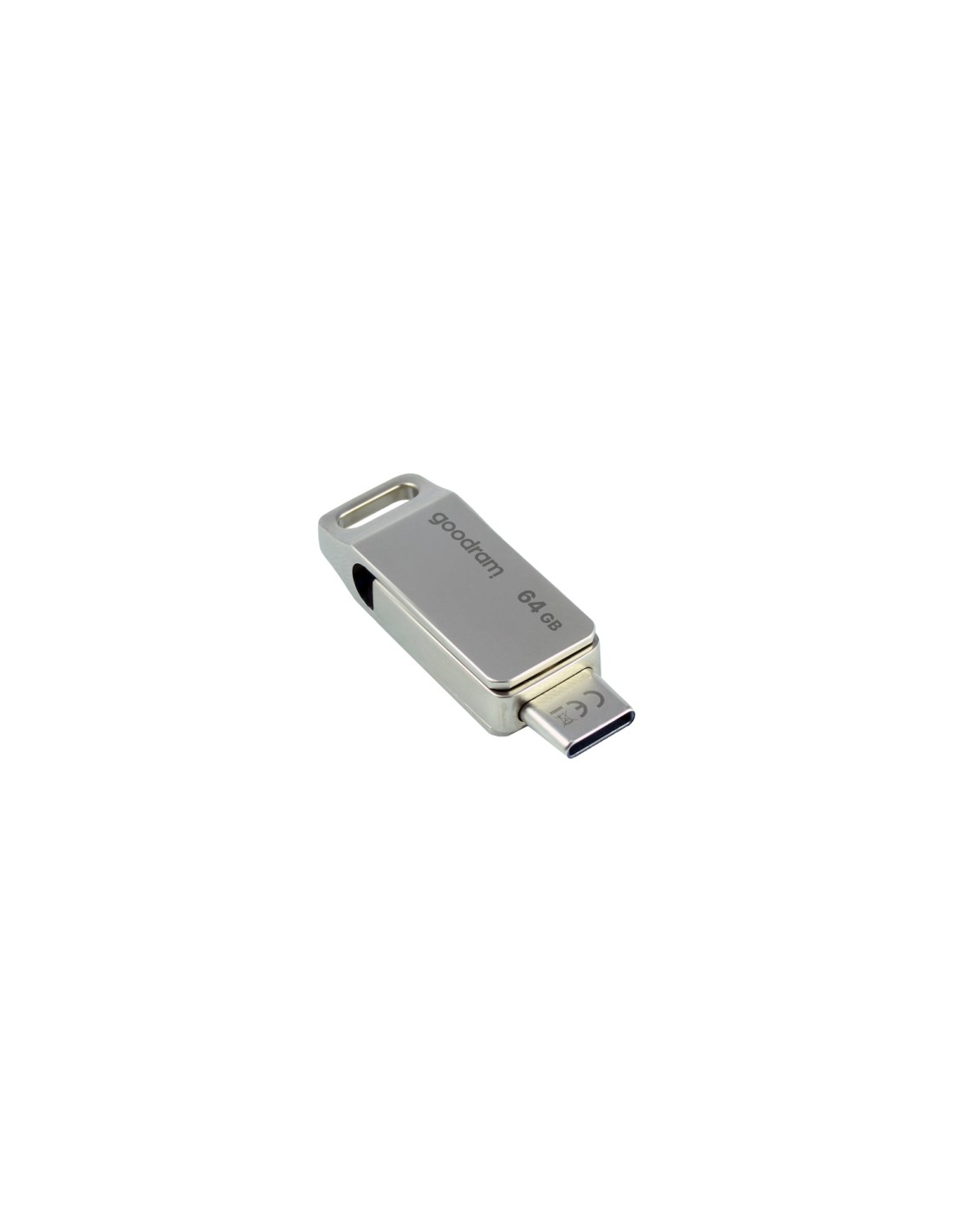 Goodram ODA3 unidad flash USB 64 GB USB Type-A / USB Type-C 3.2 Gen 1 (3.1 Gen 1) Plata