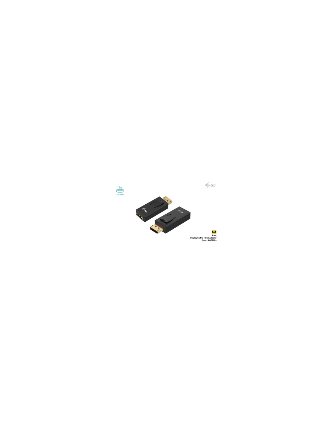 i-tec Passive DisplayPort to HDMI Adapter (max 4K/30Hz)