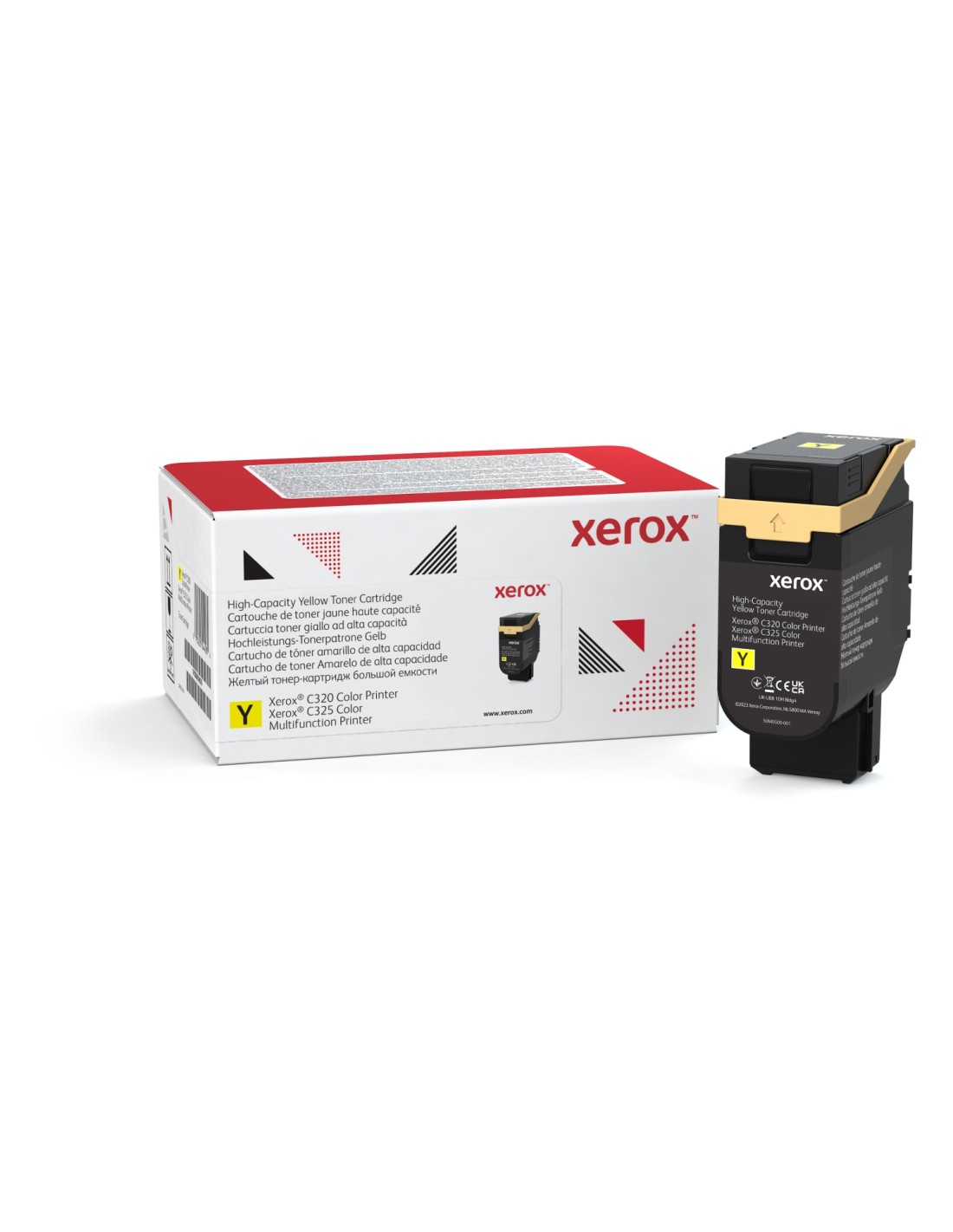 Xerox C320/C325 Cartucho de tóner amarillo de alta capacidad (5500 páginas)