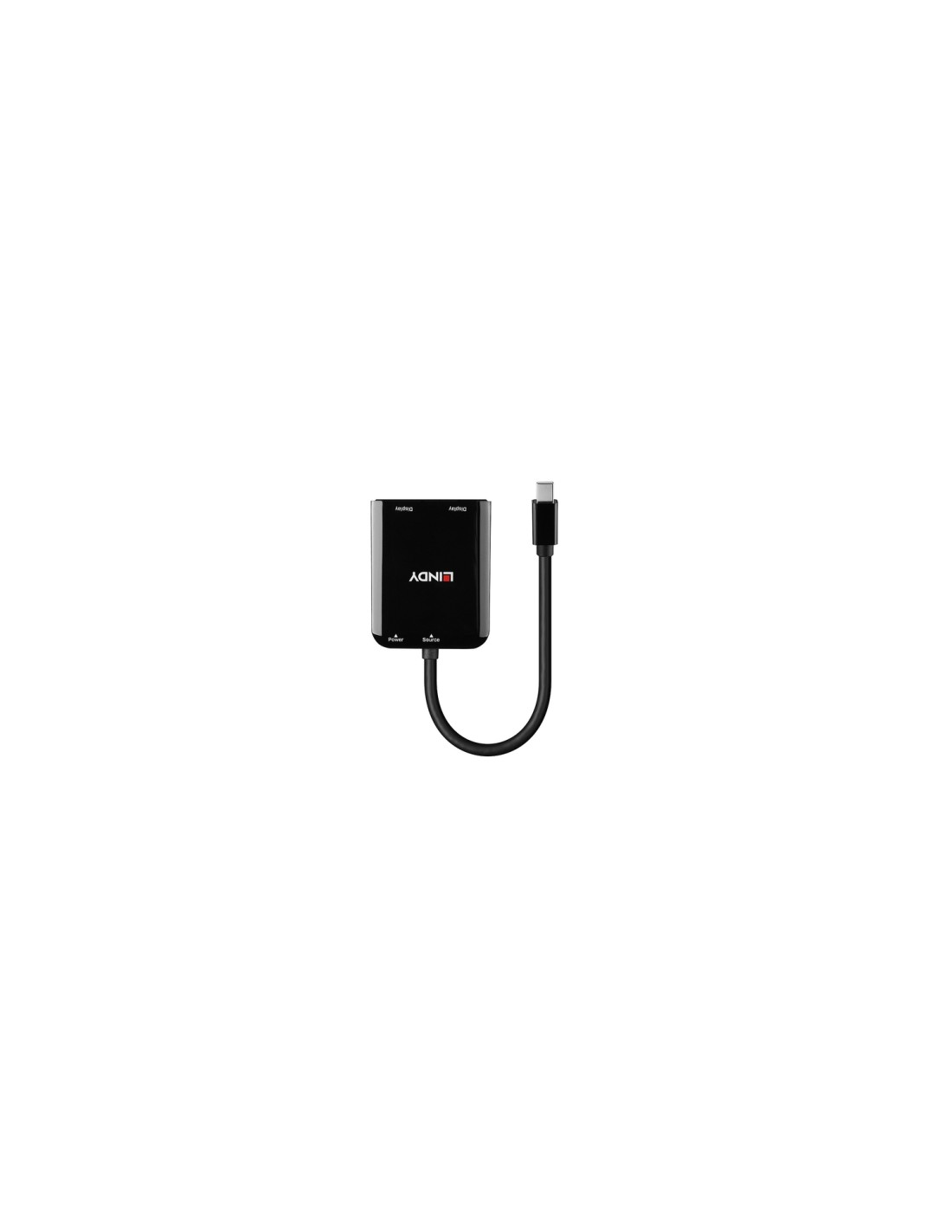 Lindy 38432 hub de interfaz Negro