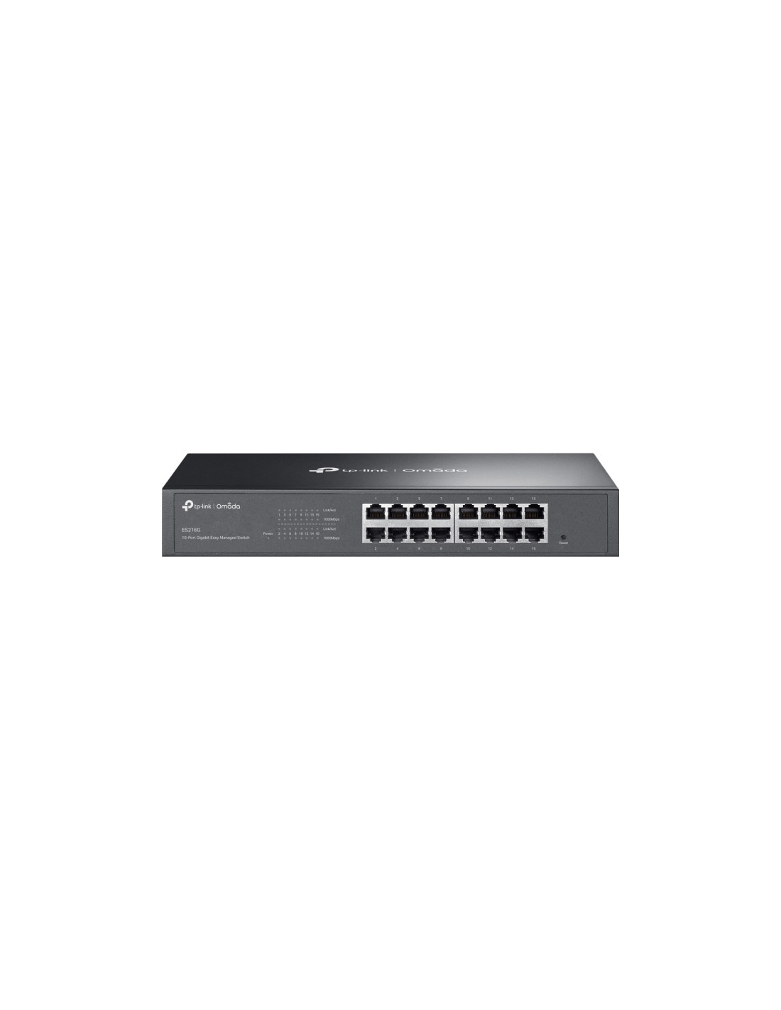 TP-Link Omada ES216G switch Gestionado L2 Gigabit Ethernet (10/100/1000) Negro