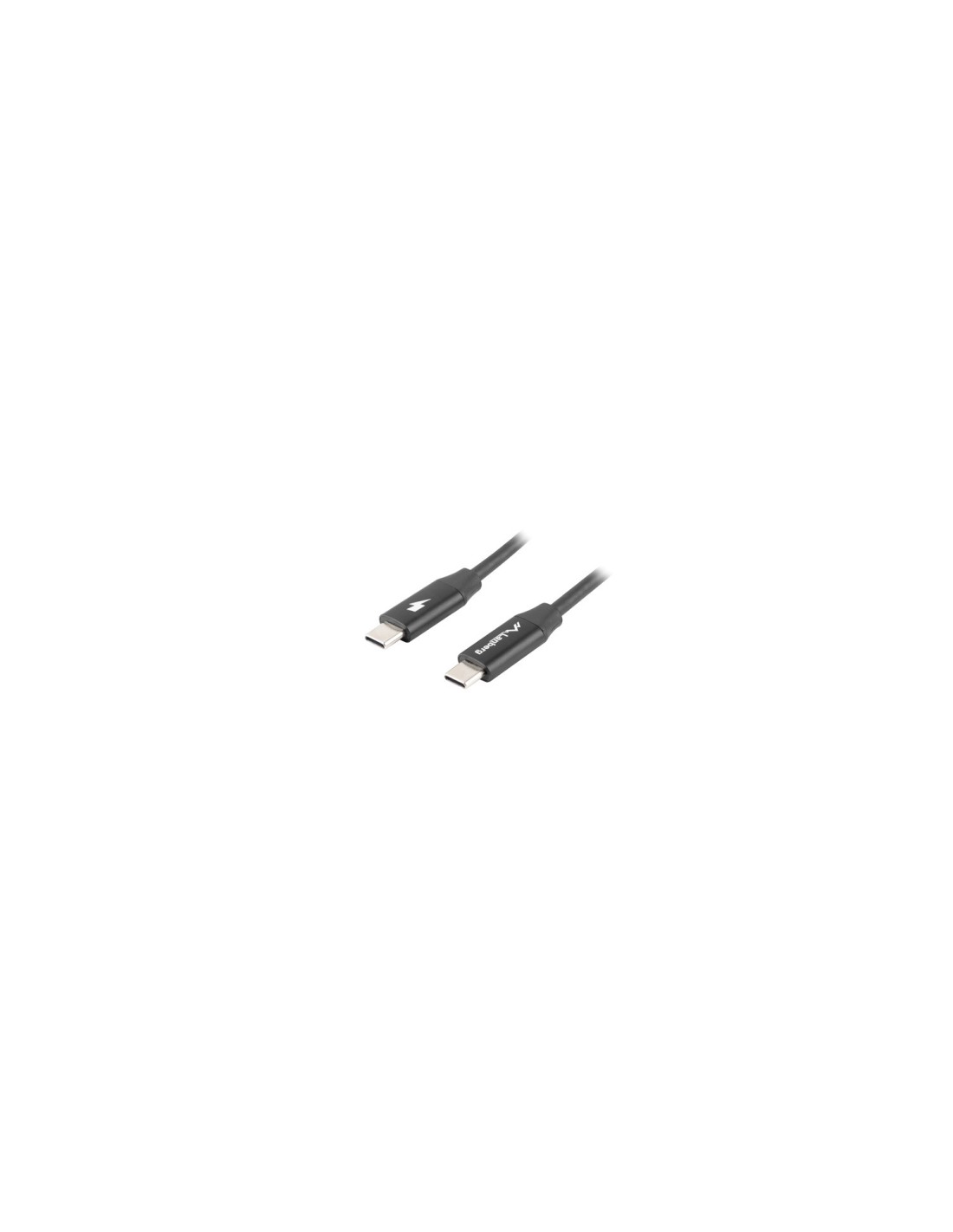 Lanberg CA-CMCM-40CU-0010-BK cable USB 1 m USB 2.0 USB C Negro