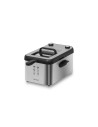 Cecotec CleanFry Infinity 3000 Sencillo 5,6 L Independiente 2400 W Freidora Negro, Acero inoxidable