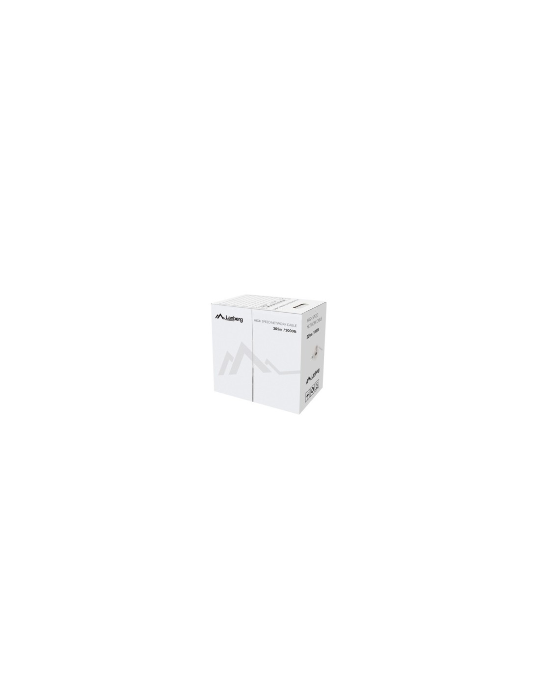 Lanberg LCU5-12CU-0305-S cable de red Gris 305 m Cat5e U/UTP (UTP)
