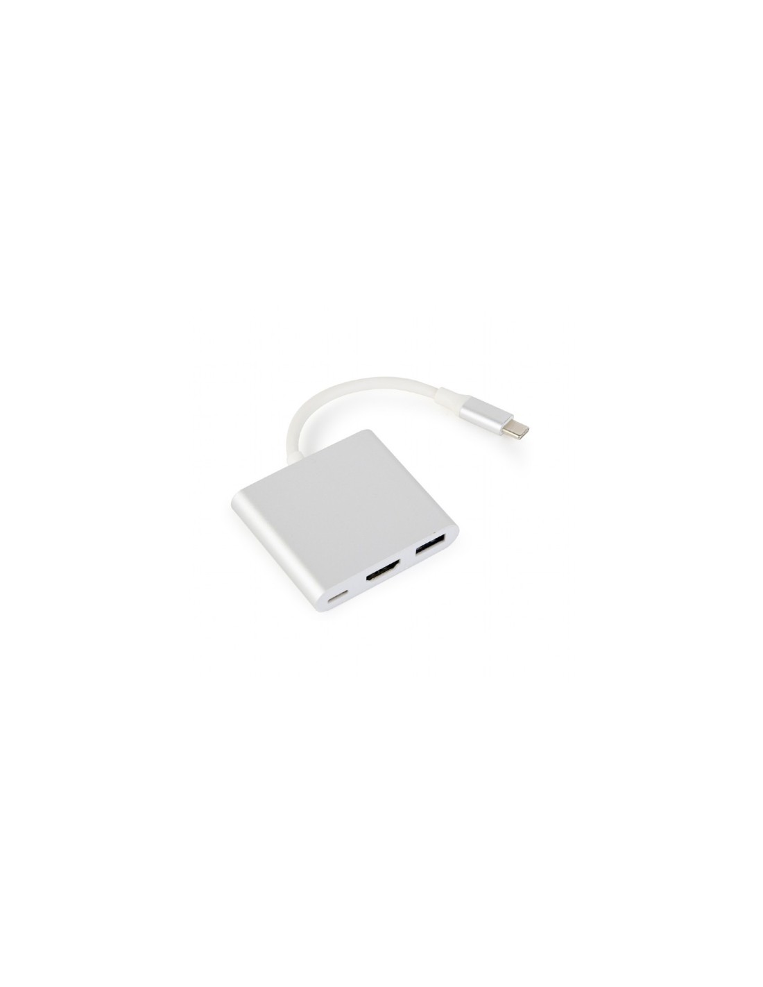 Gembird A-CM-HDMIF-02-SV Adaptador gráfico USB Plata