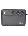 Gembird EG-UPS-3SDT600-01 sistema de alimentación ininterrumpida (UPS) Línea interactiva 0,6 kVA 360 W 3 salidas AC