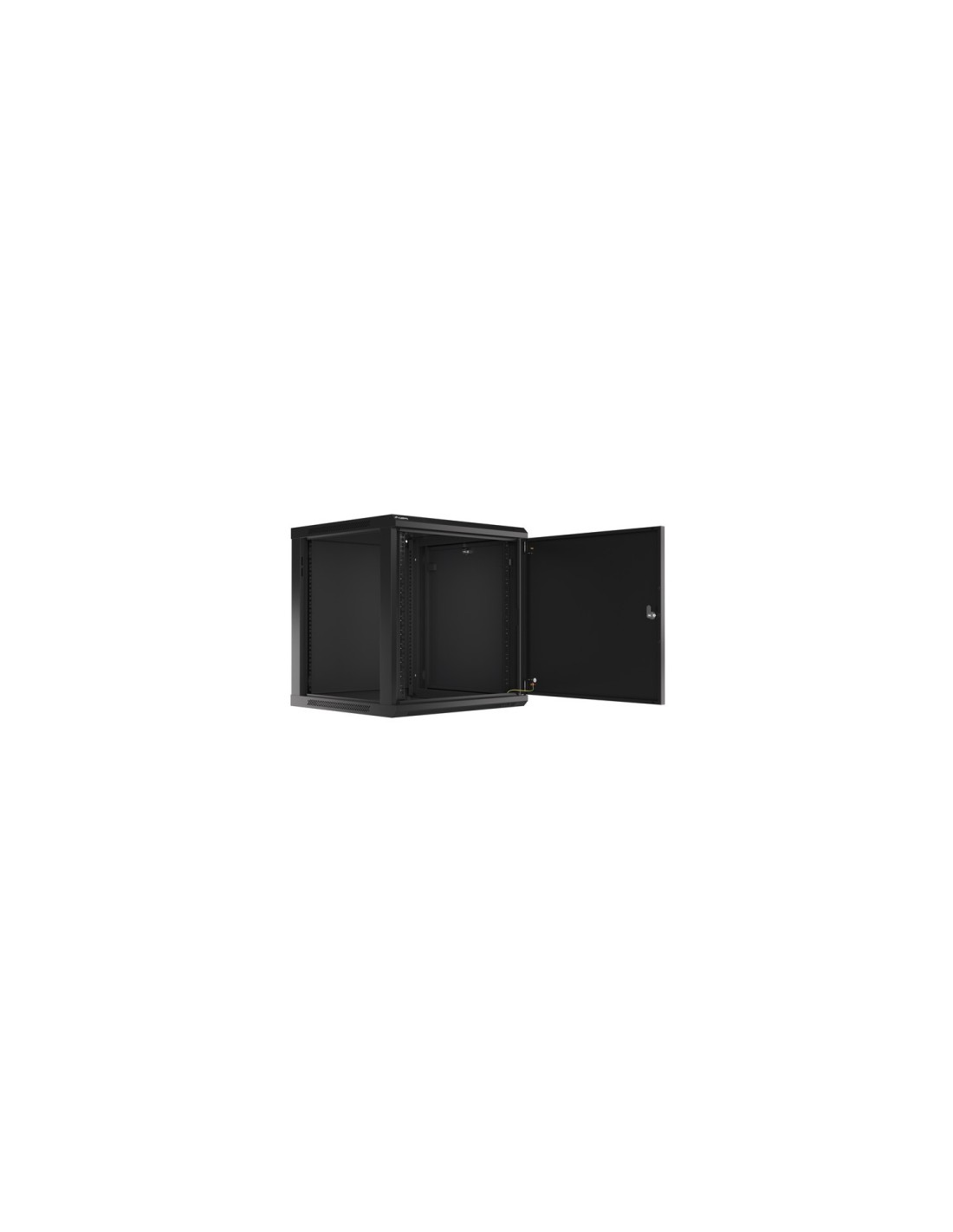 Lanberg WF01-6612-00B armario rack 12U Bastidor de pared Negro