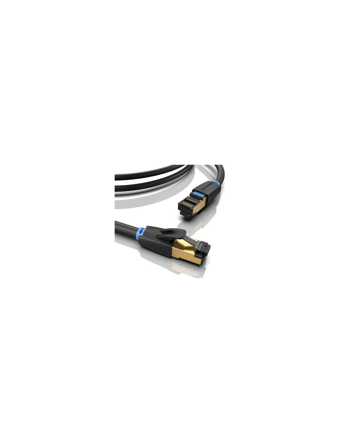 Vention Cable de Red RJ45 SFTP IKABD Cat.8/ 50cm/ Negro