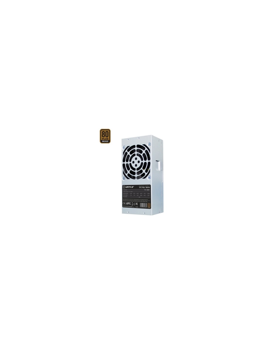 FUENTE ALIMENTACION TFX 350W UNYKA 80+BRONCE (175x85x65) 52004
