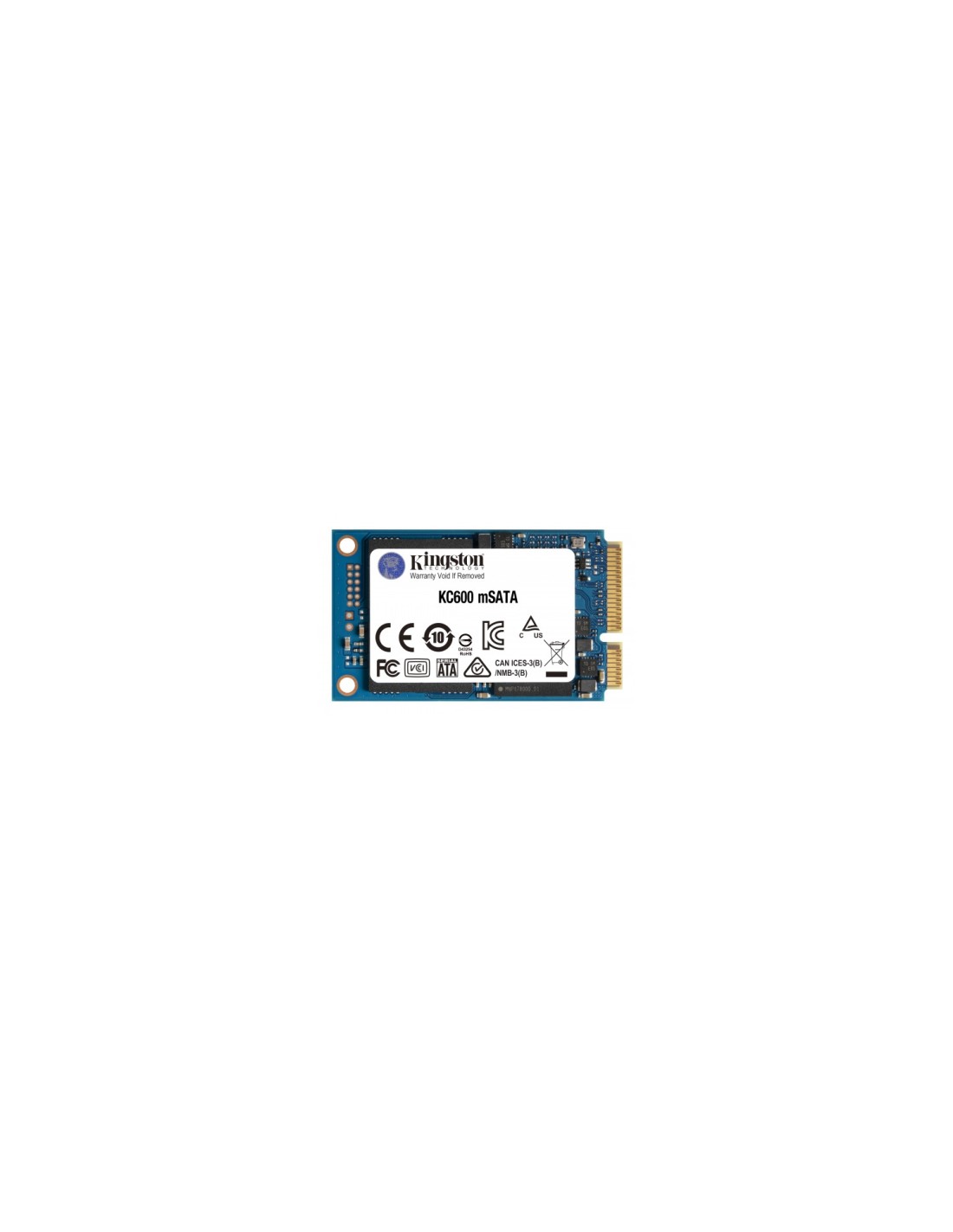Kingston Technology KC600 Disco ssd mSATA 512gb serial ATA III 3D tlc