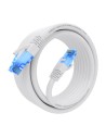 AISENS Cable De Red Latiguillo RJ45 Cat.6 UTP AWG26 CCA, Blanco, 4.0 m