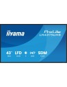 iiyama LH4375UHS-B2AG pantalla de señalización Pantalla plana para señalización digital 108 cm (42.5") LCD Wifi 500 cd / m² 4K U