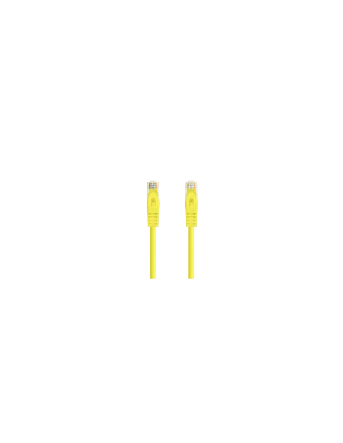 Nanocable Cable de red latiguillo RJ45 LSZH Cat.6A UTP AWG24, Amarillo, 0.5m