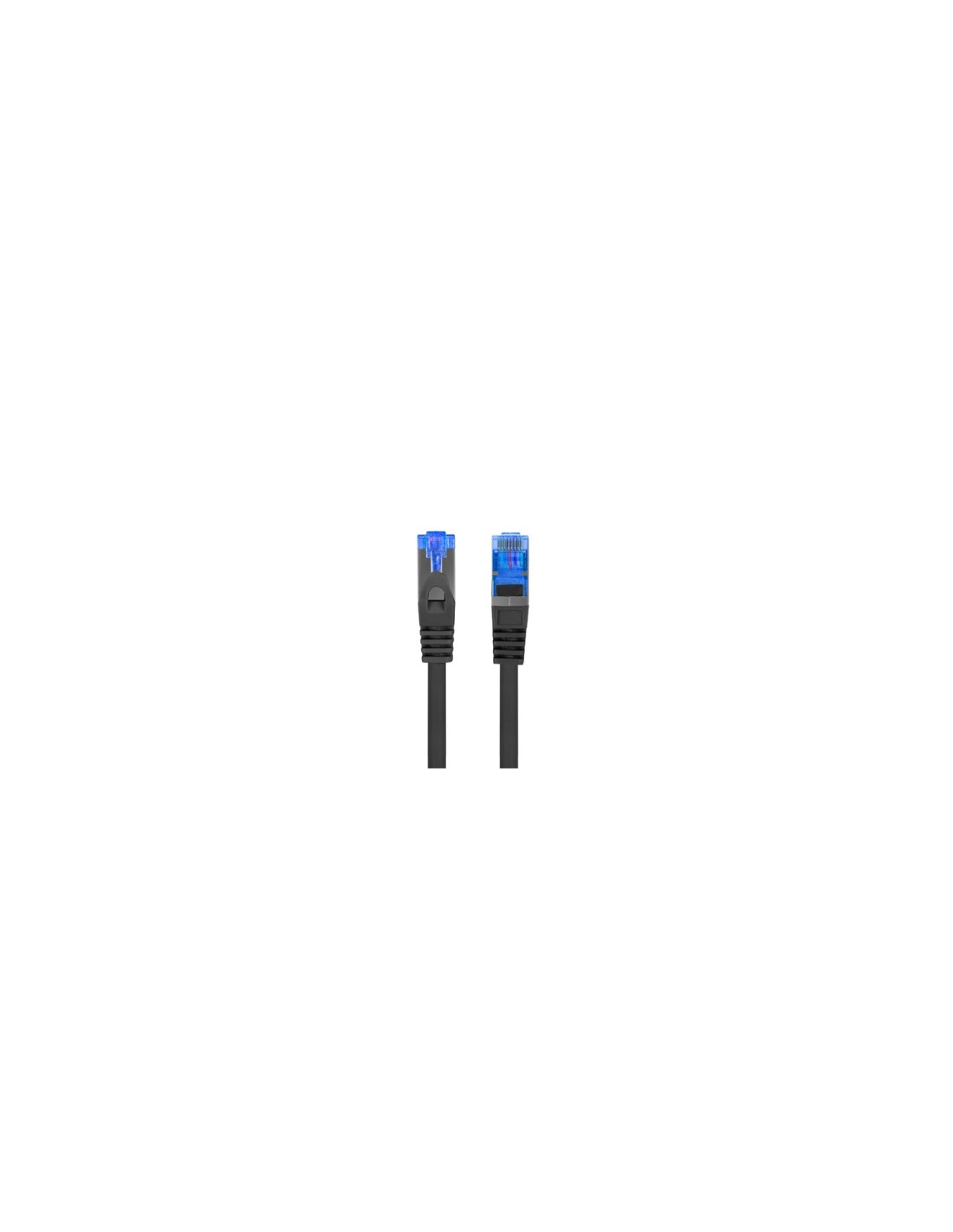 Lanberg PCF6A-10CC-0050-BK cable de red Negro 0,5 m Cat6a F/UTP (FTP)