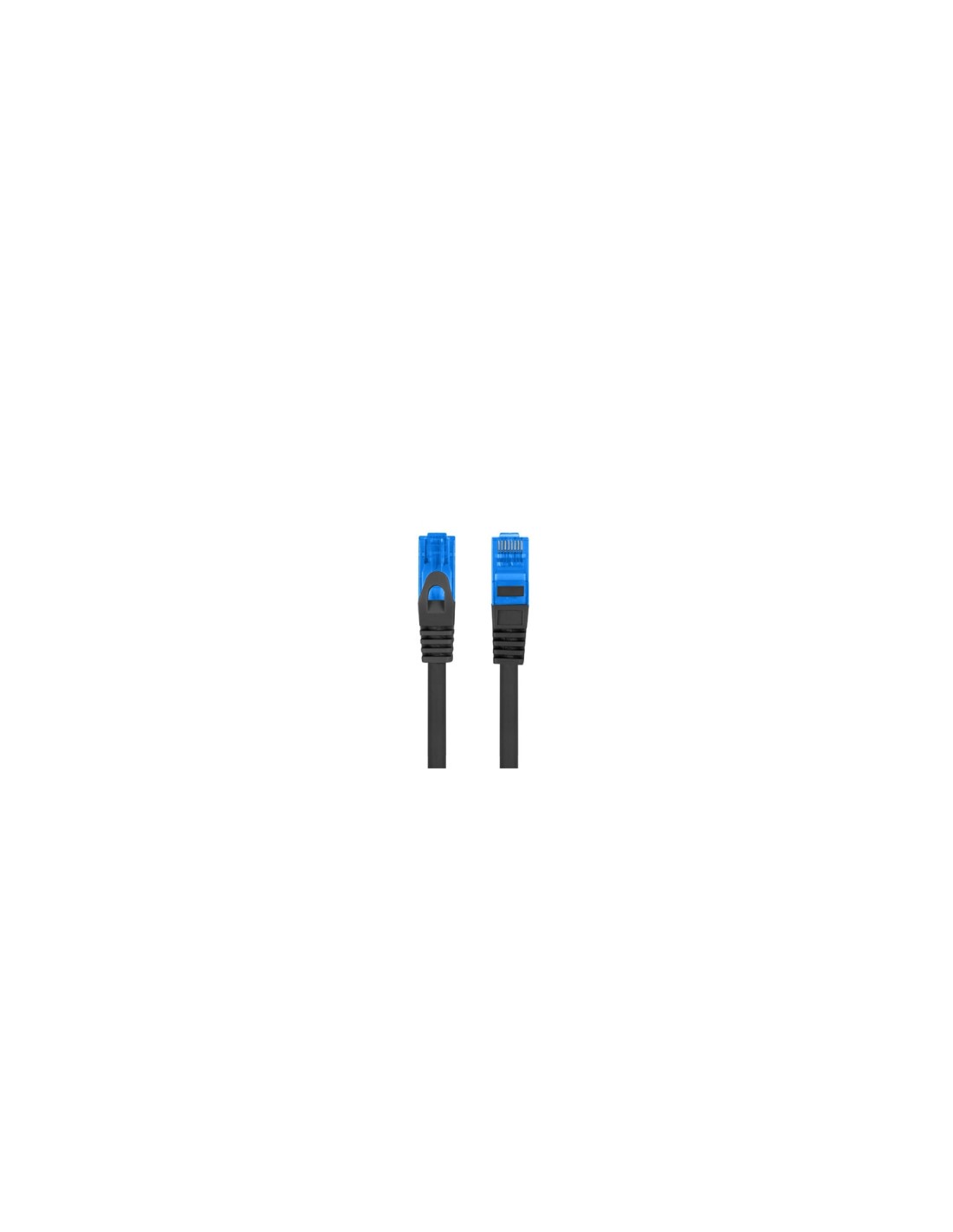 Lanberg PCF6A-10CC-0100-BK cable de red Negro 1 m Cat6a S/FTP (S-STP)