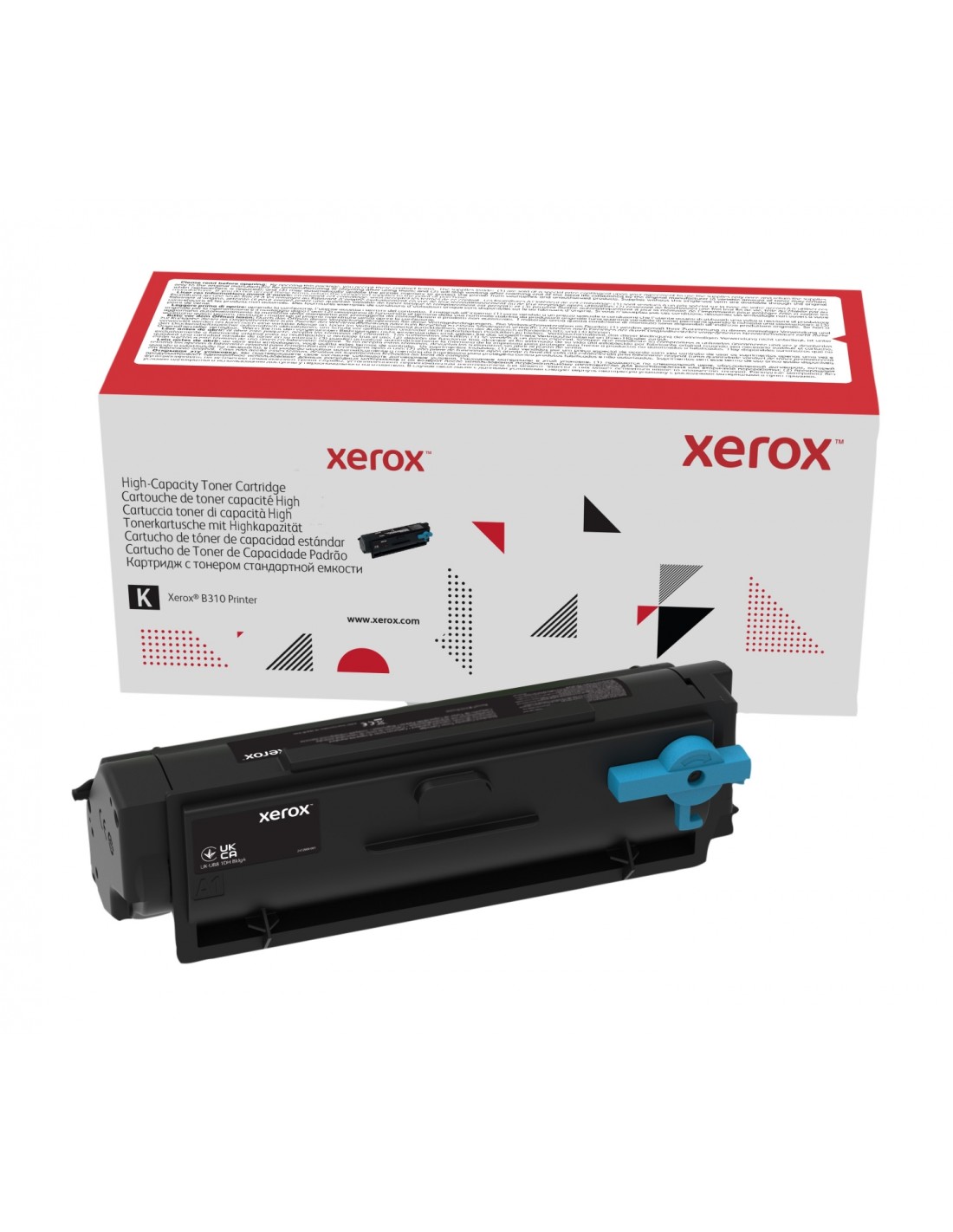 Cartucho de tóner Xerox B310 Original de alta capacidad (8000 páginas) Negro