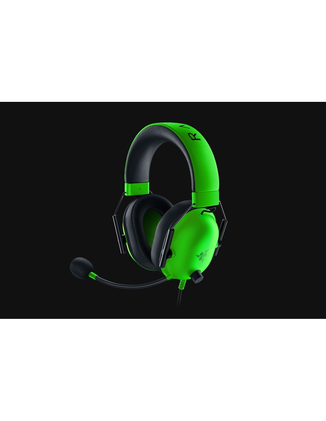Razer BlackShark V2 X Auriculares Alámbrico Diadema Juego Verde, Negro