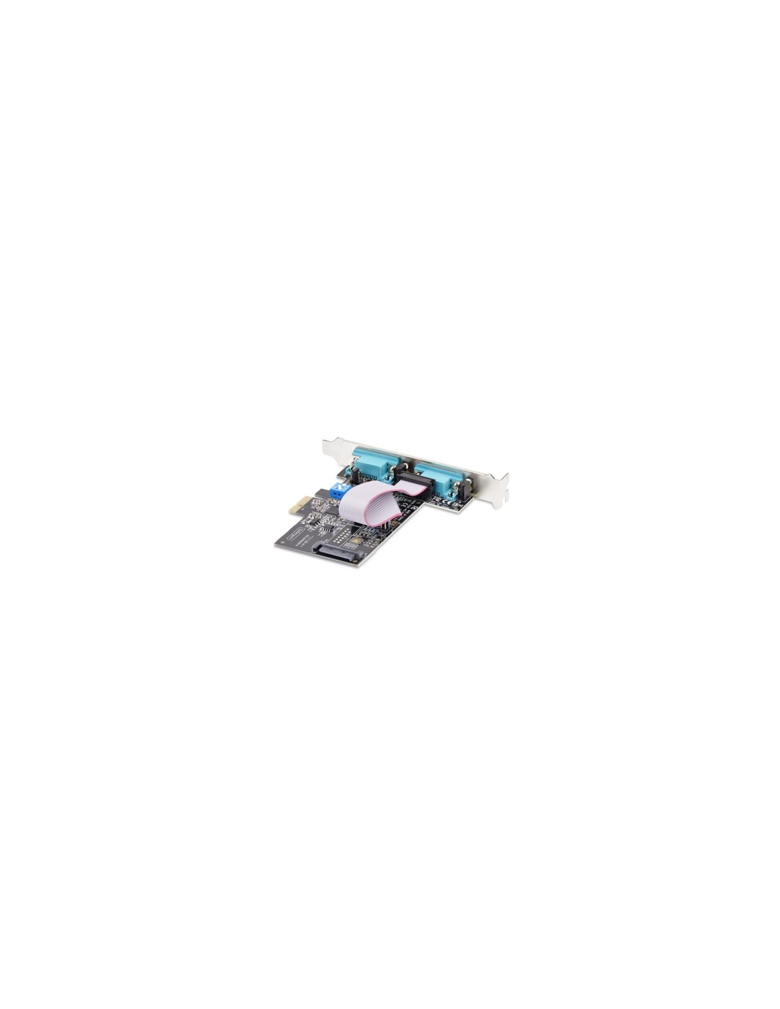 StarTech.com Tarjeta Serie PCIe de 2 Puertos - Tarjeta Serial PCI Express de 2 Puertos DB9 RS232/RS422/RS485 -Incluye Brackets d