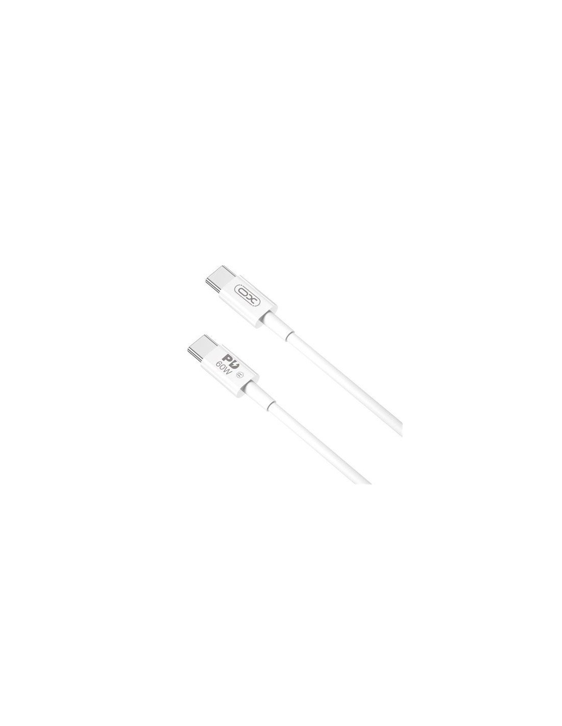 CABLE TIPO C A TIPO C 2 METROS BLANCO 60W