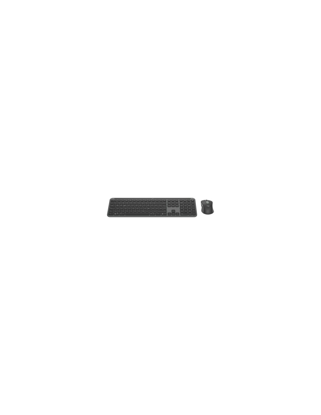 Logitech MK950 Signature for Business teclado Ratón incluido Oficina RF Wireless + Bluetooth QWERTZ Alemán Grafito