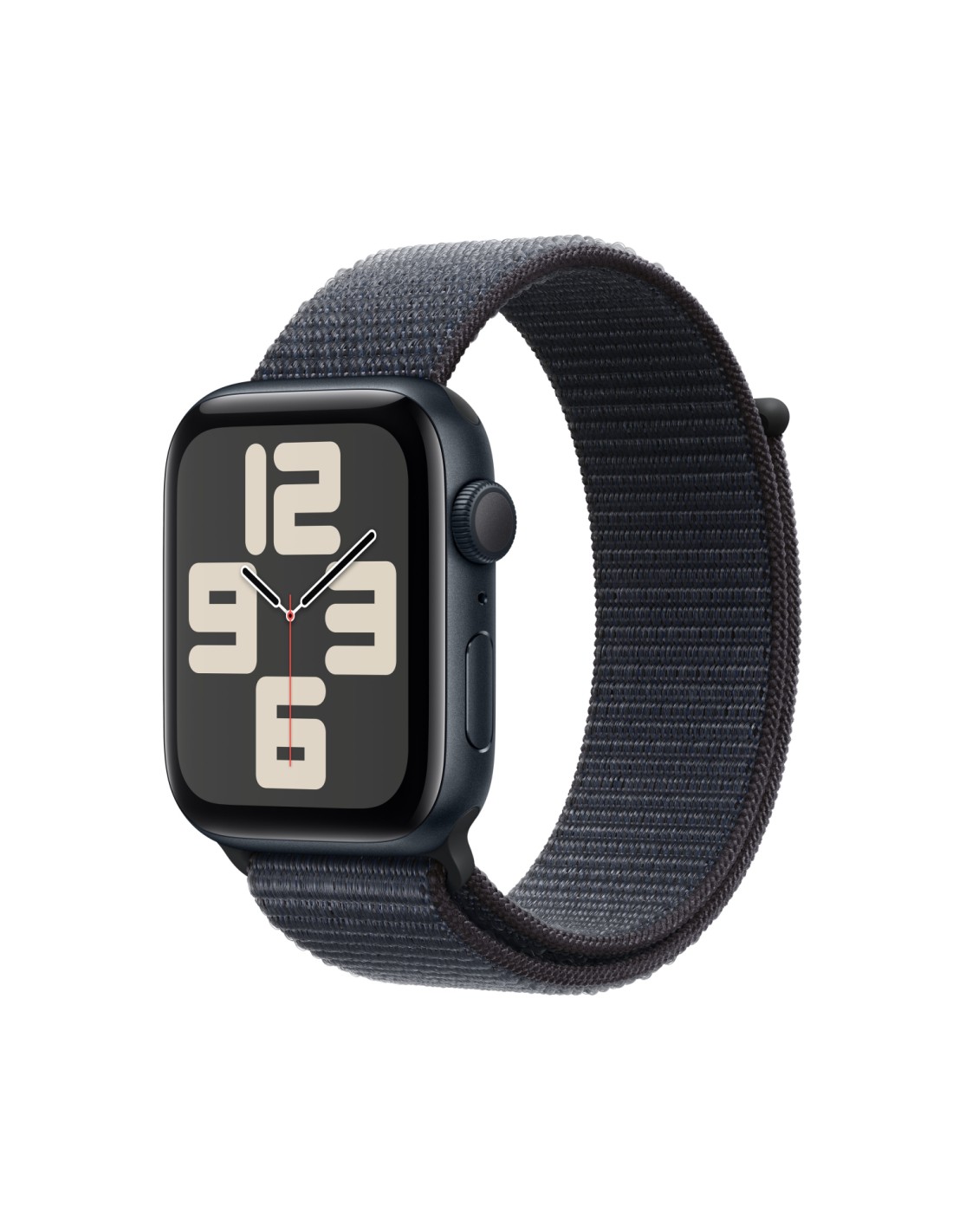 Apple Watch SE OLED 44 mm Digital 368 x 448 Pixeles Pantalla táctil Negro Wifi GPS (satélite)