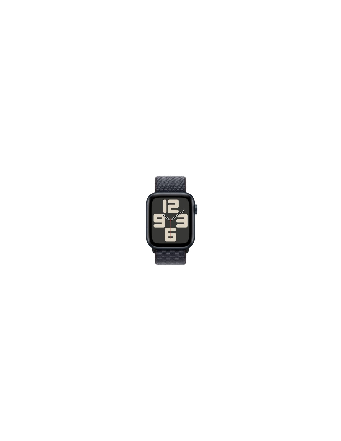 Apple Watch SE OLED 44 mm Digital 368 x 448 Pixeles Pantalla táctil Negro Wifi GPS (satélite)
