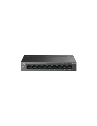 TP-Link LiteWave LS109P switch No administrado Fast Ethernet (10/100) Energía sobre Ethernet (PoE) Negro