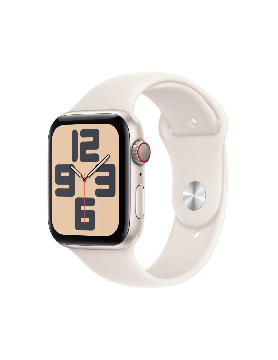 Apple Watch SE OLED 44 mm Digital 368 x 448 Pixeles Pantalla táctil 4G Beige Wifi GPS (satélite)