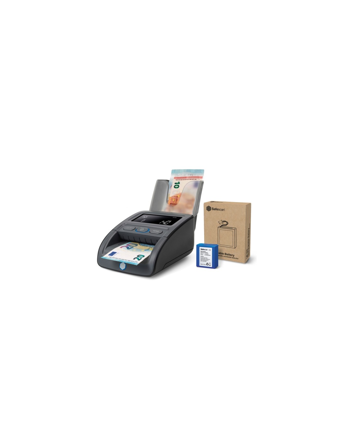 Safescan 155-S Komplett detector de billetes falsos Negro