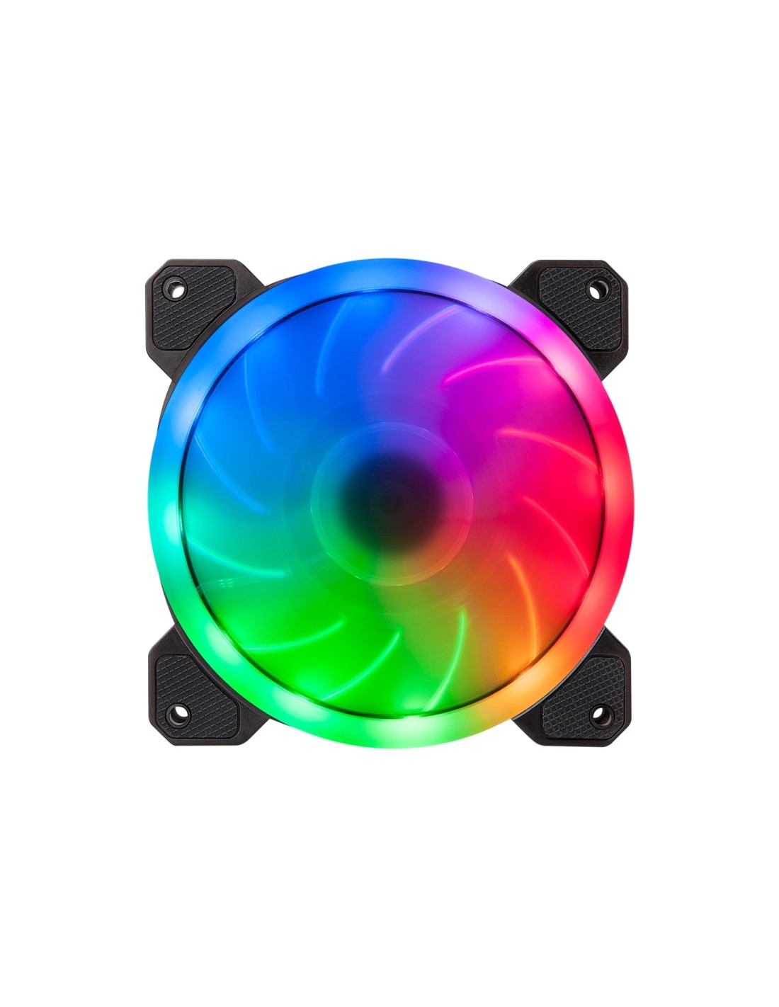 Hiditec N5-ARGB Ventilador caja 12cm led negro